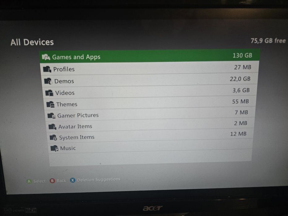 Xbox 360 modat plus 1 gamepad