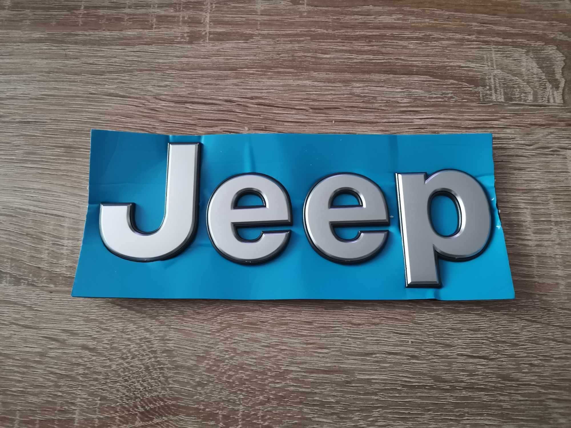 сребристи надписи Jeep/Джийп голям размер