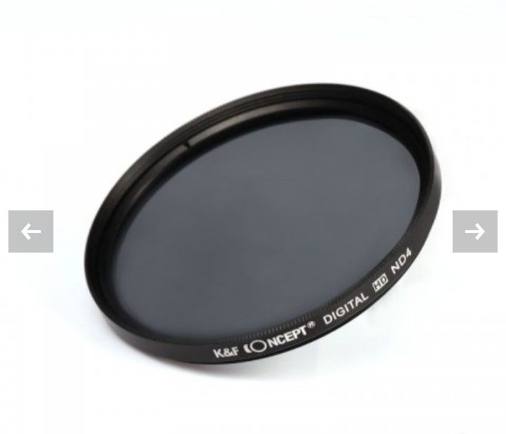 K&F Concept UV ND2 ND4 ND8 Japan Optics филтри  55 58 mm