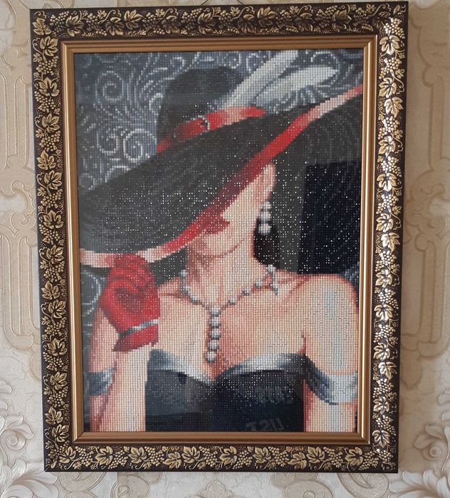 Картина стразами алмазная мозаика 30х40 см