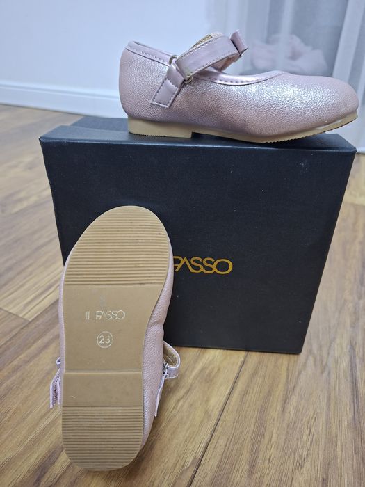 Pantofi fetiță din piele naturală IL PASSO, nr. 23
