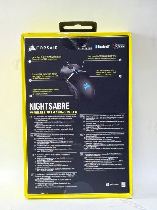 Mouse Gaming Corsair Nightsabre Wireless , Cod 57175