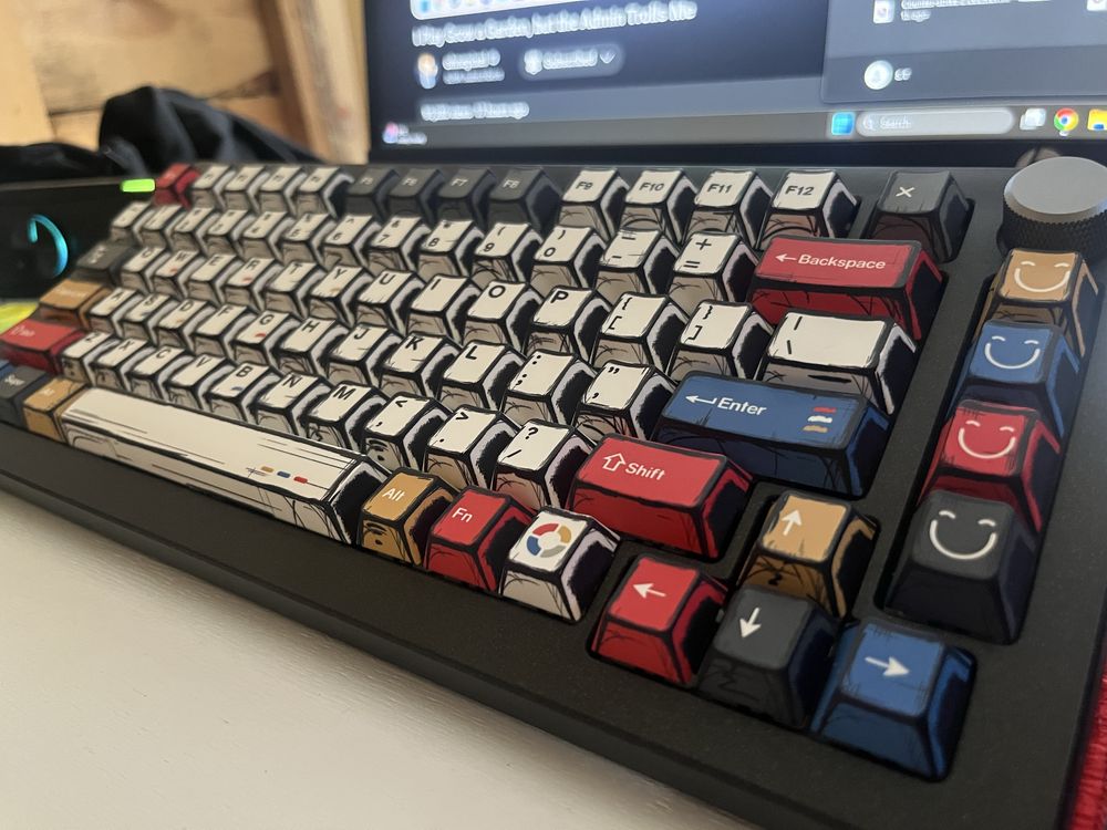 Cartoon Style Keycaps – 108 бр. комплект
