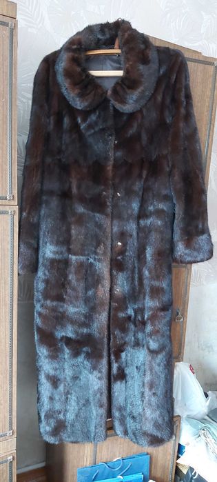 Шуба из меха норки
