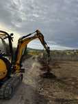 Sapat/nivelat/terasat miniexcavator si transport basculabil 7 tone