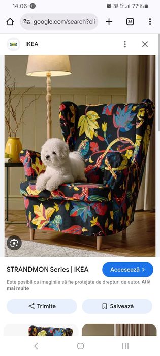 Fotoliu Stare Excelenta Husa Detasabila, Confortabil, Modern, Clasic