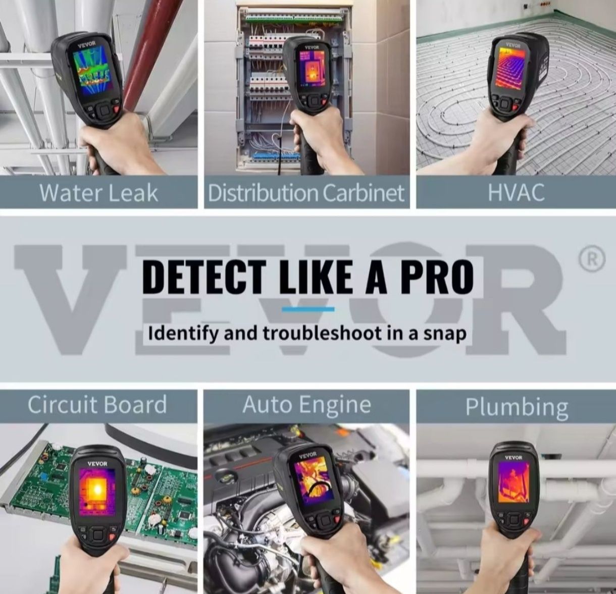 vevor camera termica cu laser noua