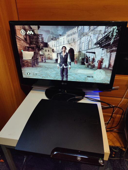 Vand PS3 Slim+Maneta+Jocuri