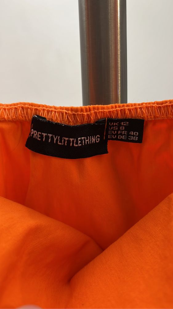 Rochie mini portocalie, S-M (38), Pretylittlething
