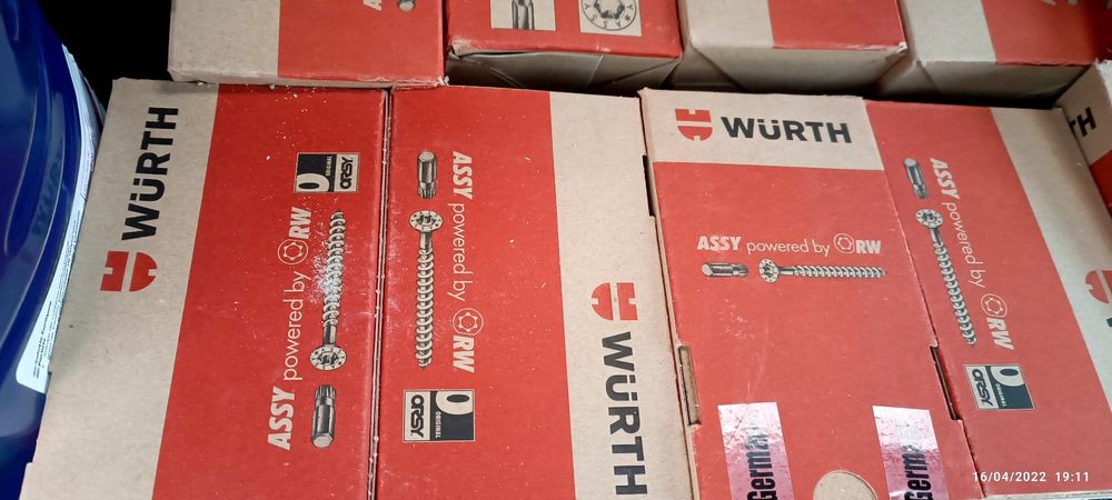 Suruburi lemn  8x120 Wurth