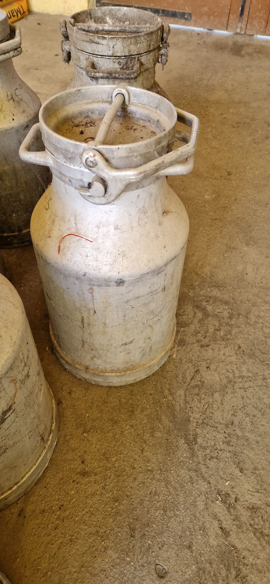 Vand 10 bidoane aluminiu