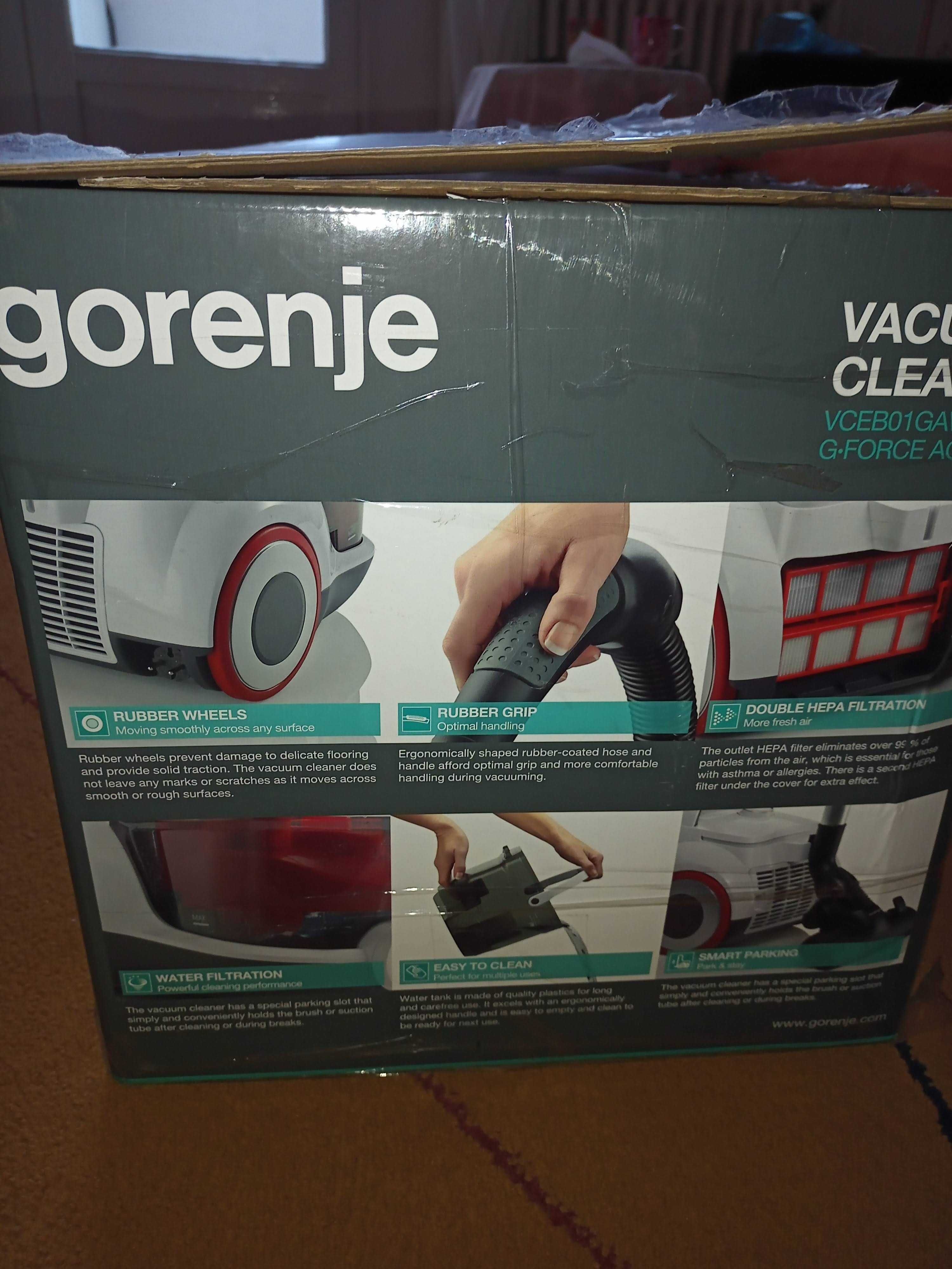 Aspirator cu filtrare prin apa GORENJE G Force Aqua VCEB01GAWWF