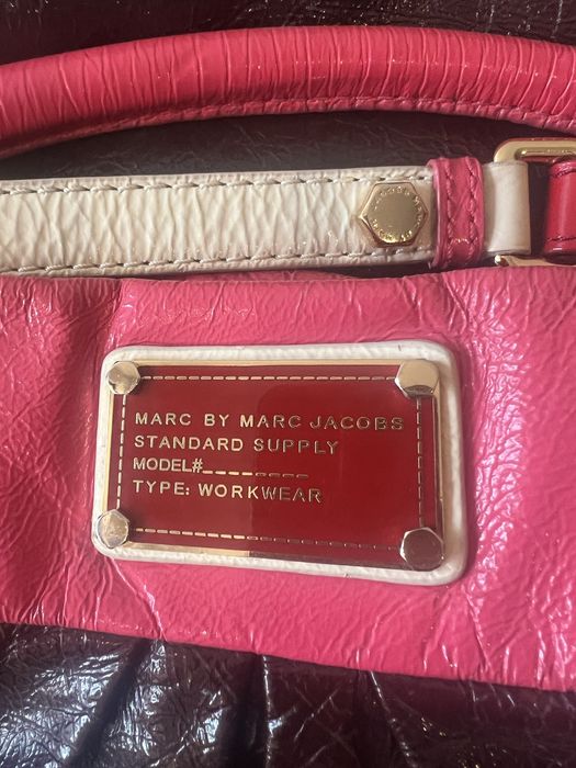 Клъч AIGNER, чанта Marc Jacobs естествена кожа