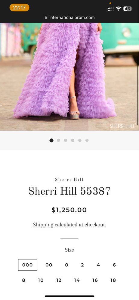 Платье Sherri Hill 55387 Lilac