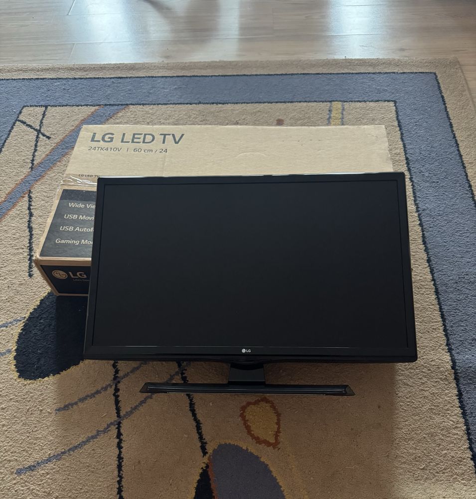 LG LED TV 24 инча (24TK410V) – Отлично състояние, пълен комплект