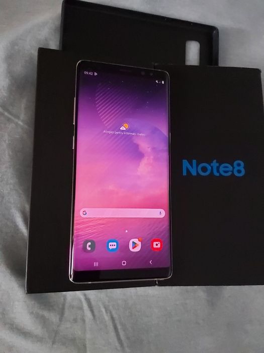 Vând Samsung Note 8 gold full