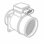 Debitmetru aer Renault Scenic 2 [Fabr 2003-2008] 8200280060 1.5 DCI K9