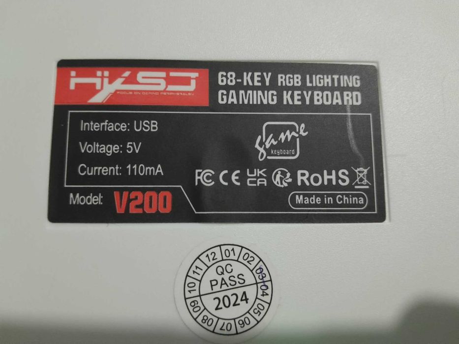 Клавиатура HXSJ с RGB подсветка