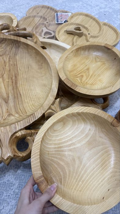 Астау набор из натурального дерева