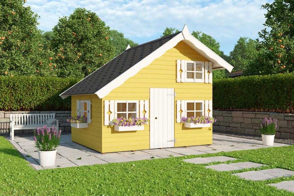 Casute din lemn pentru copii