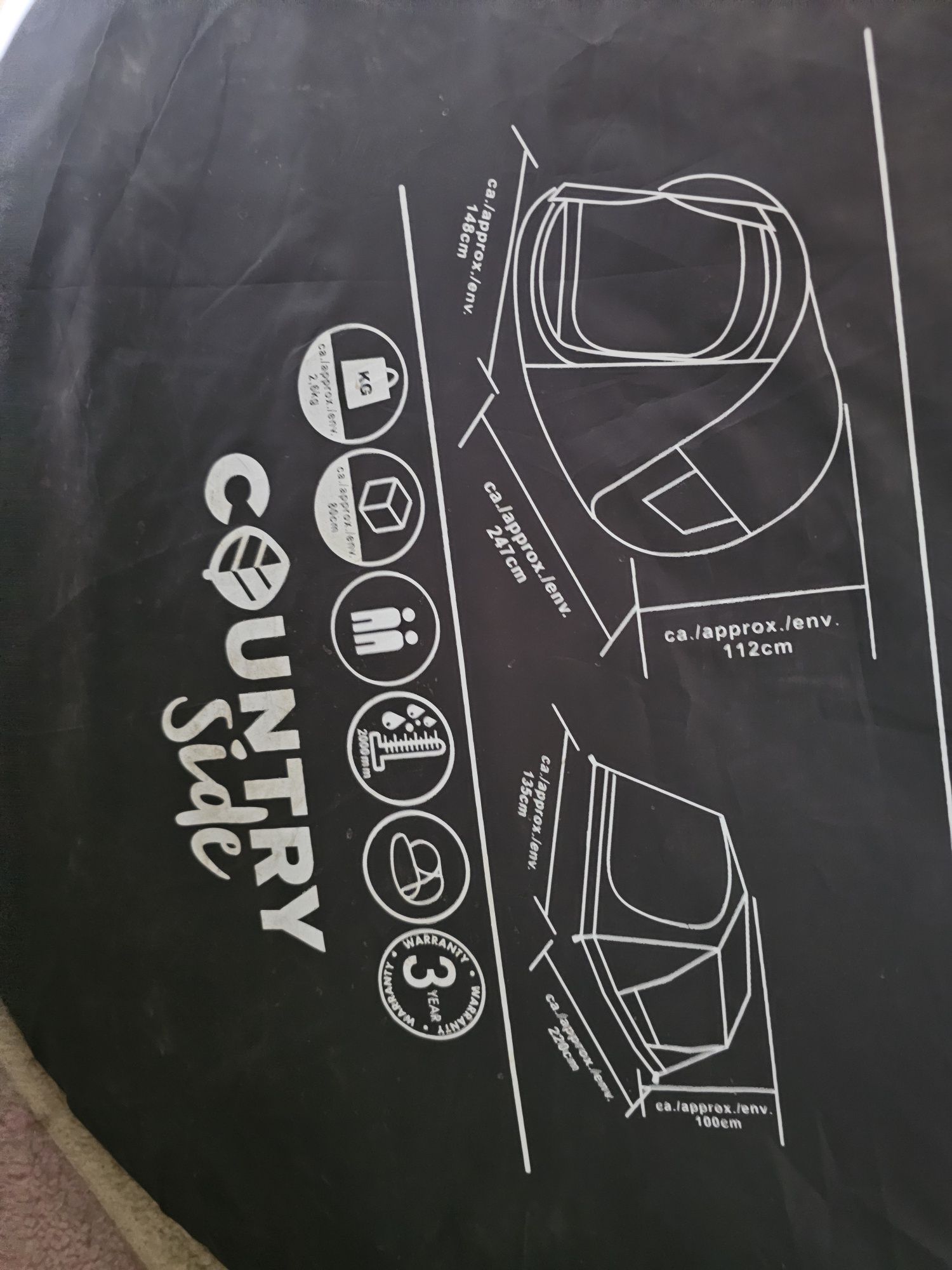 Къмпинг палатка Countryside Pop-up за 2 души