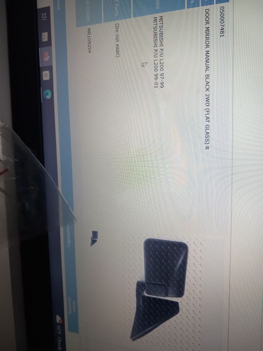 Oglinda mitsubishi  l200