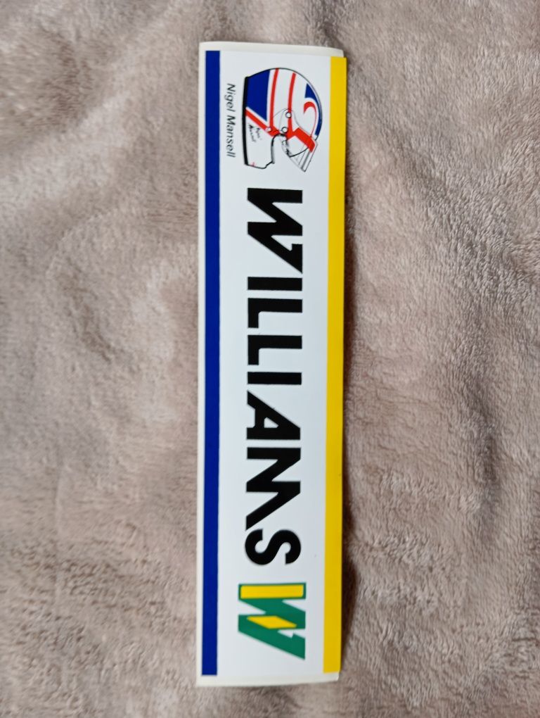 Autocolante vintage pentru curse auto din anii 1990, Williams