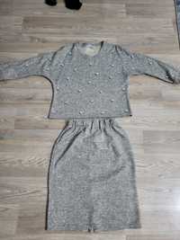 Двойка 42-44 размера юбка кофточка, мягкая