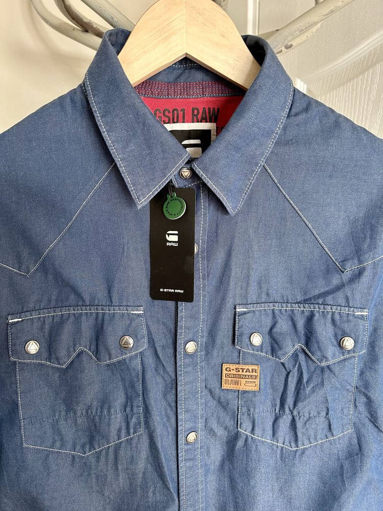 G-Star RAW Нова мъжка дънкена риза XL