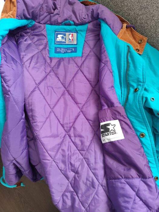 Geaca Vintage Starter Charlotte Hornets