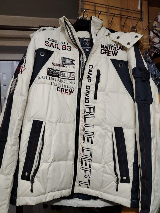 Geaca groasa cu puf Camp David,glugă detașabilă,XL