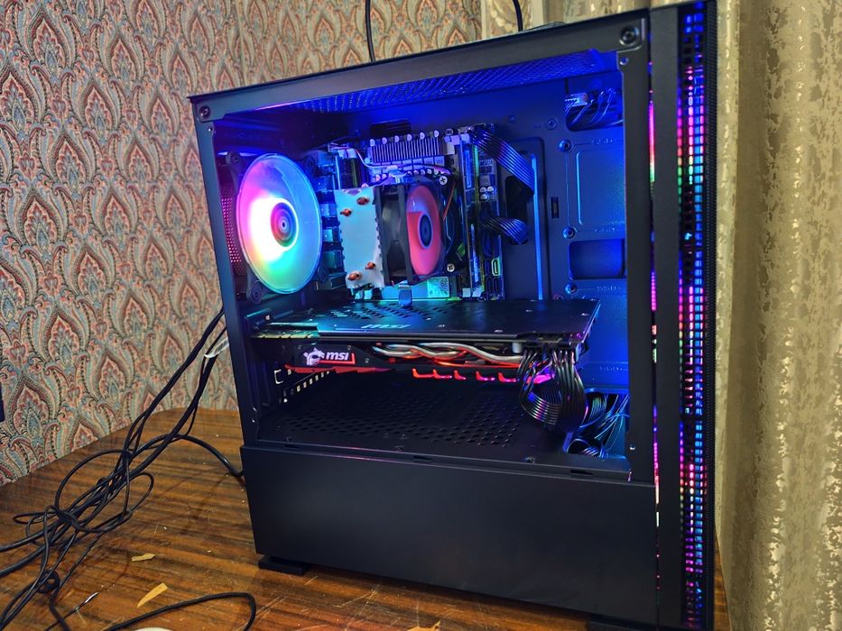 Мощный игравой 8 ядерный системный блок GTX1070 8 gb 256 bit