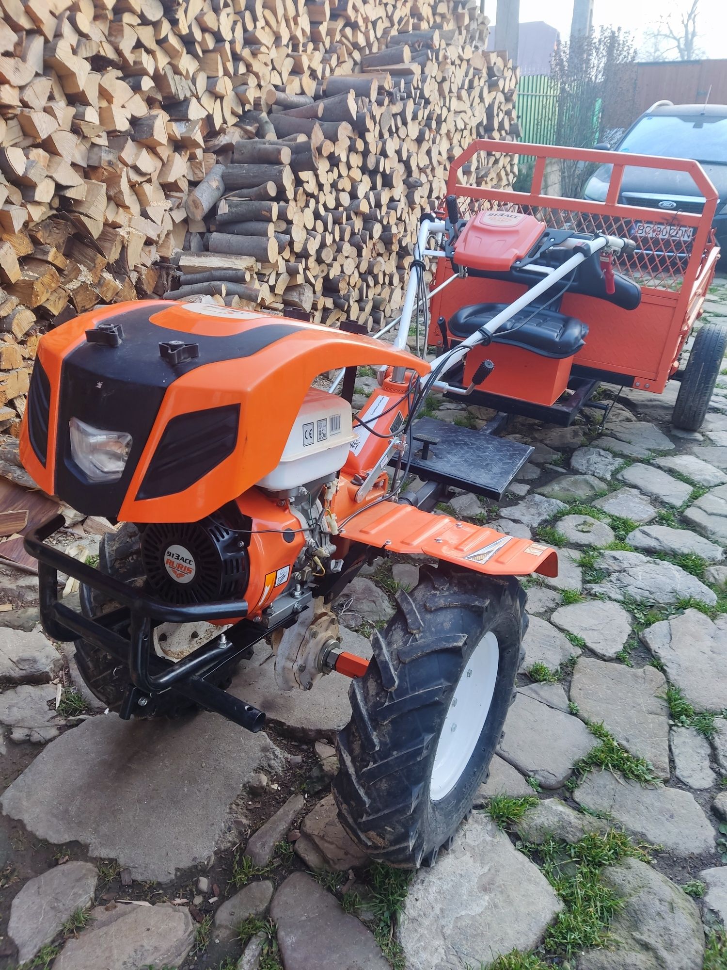 Motocultor cu remorca ruris 913acc