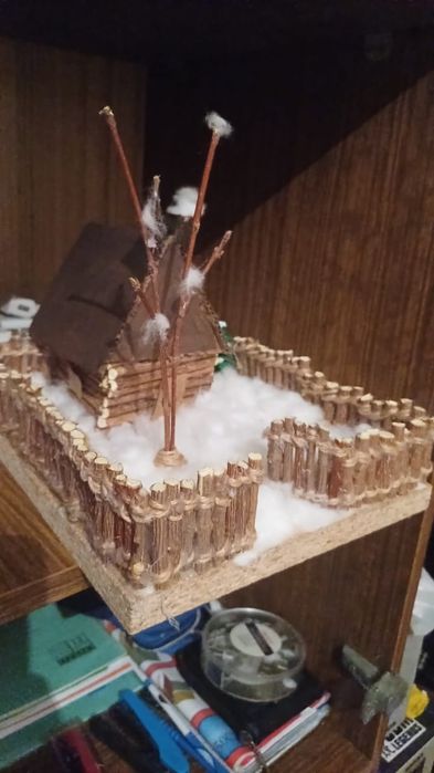 Зимния поделка для школ и дет.садов