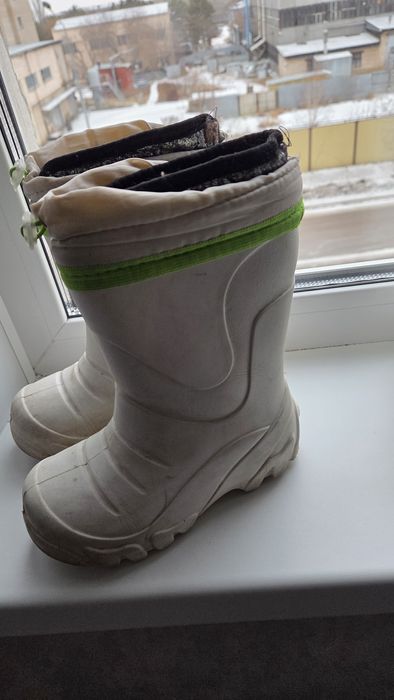 Сапоги гелевые на утеплителе