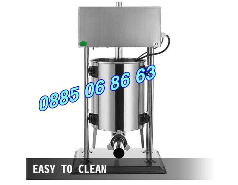 Електрическа пълначка 10 литра и елетрическа бъркалка за кайма 15 кг