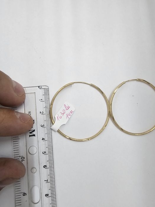 Vand cercei din aur 14 k 4.22 g cod 22