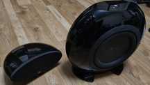 Subwoofer activ KEF HTB 2 + boxă centrală KEF HTC3001SE