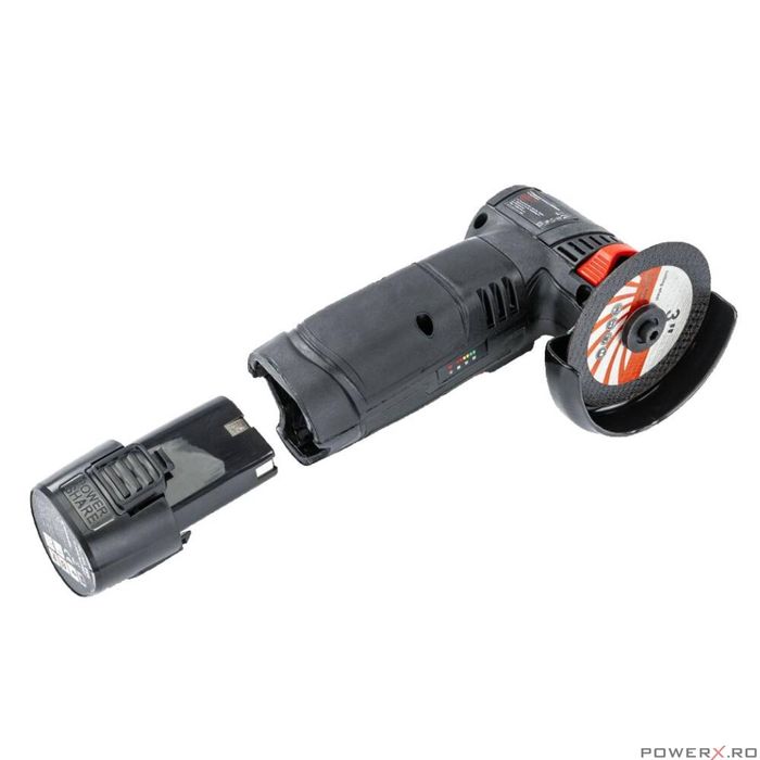 Mini polizor unghiular cu acumulator, 12 V, capacitate baterie 2 Ah,