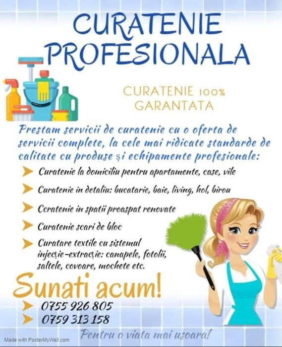 Servicii curățenie