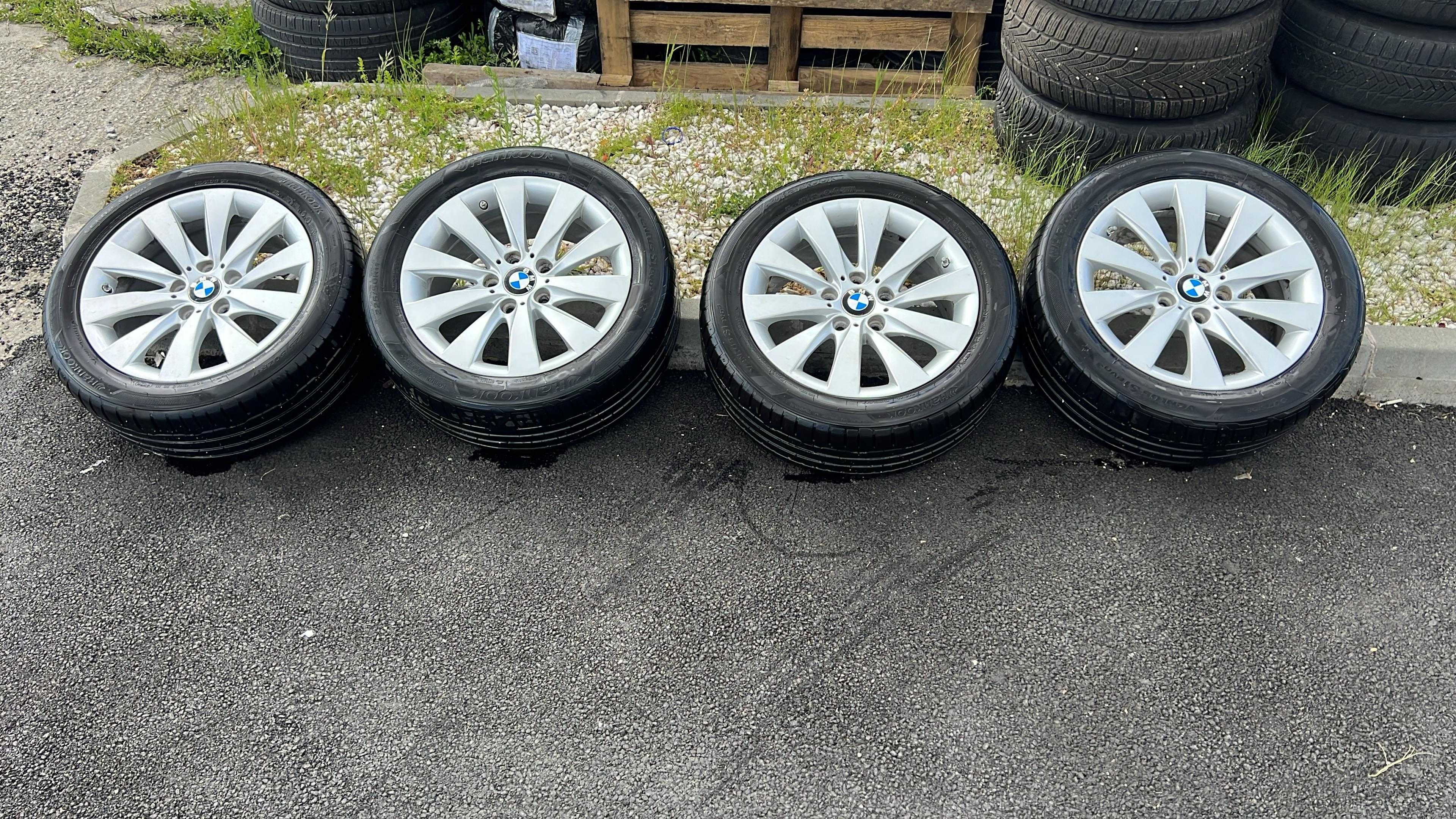 Jante+Anvelope Roti Bmw 225/50R17 413 Style Seria 1/2/3/4/5 5x120 OE
