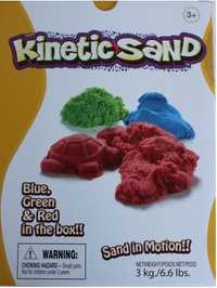 Nisip Kinetic - Kinetic Sand Red - Green - Blue 3 Kg