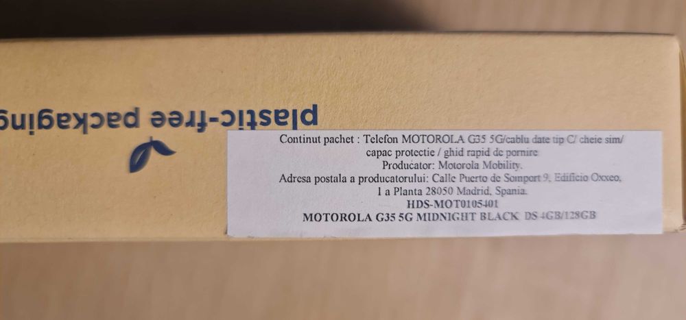 Telefon Motorola G35, 5G, culoare Midnight Black