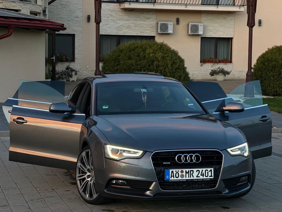 AUDI A5 2.0TDI 177CP 3x S-LINE Quattro E5 Trapa,jante R20 TOP.