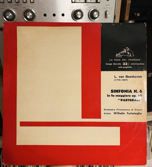Disc Vinyl Beethoven N. 6 Pastorale Wilhelm Furtwangler 1954 Disc Rar