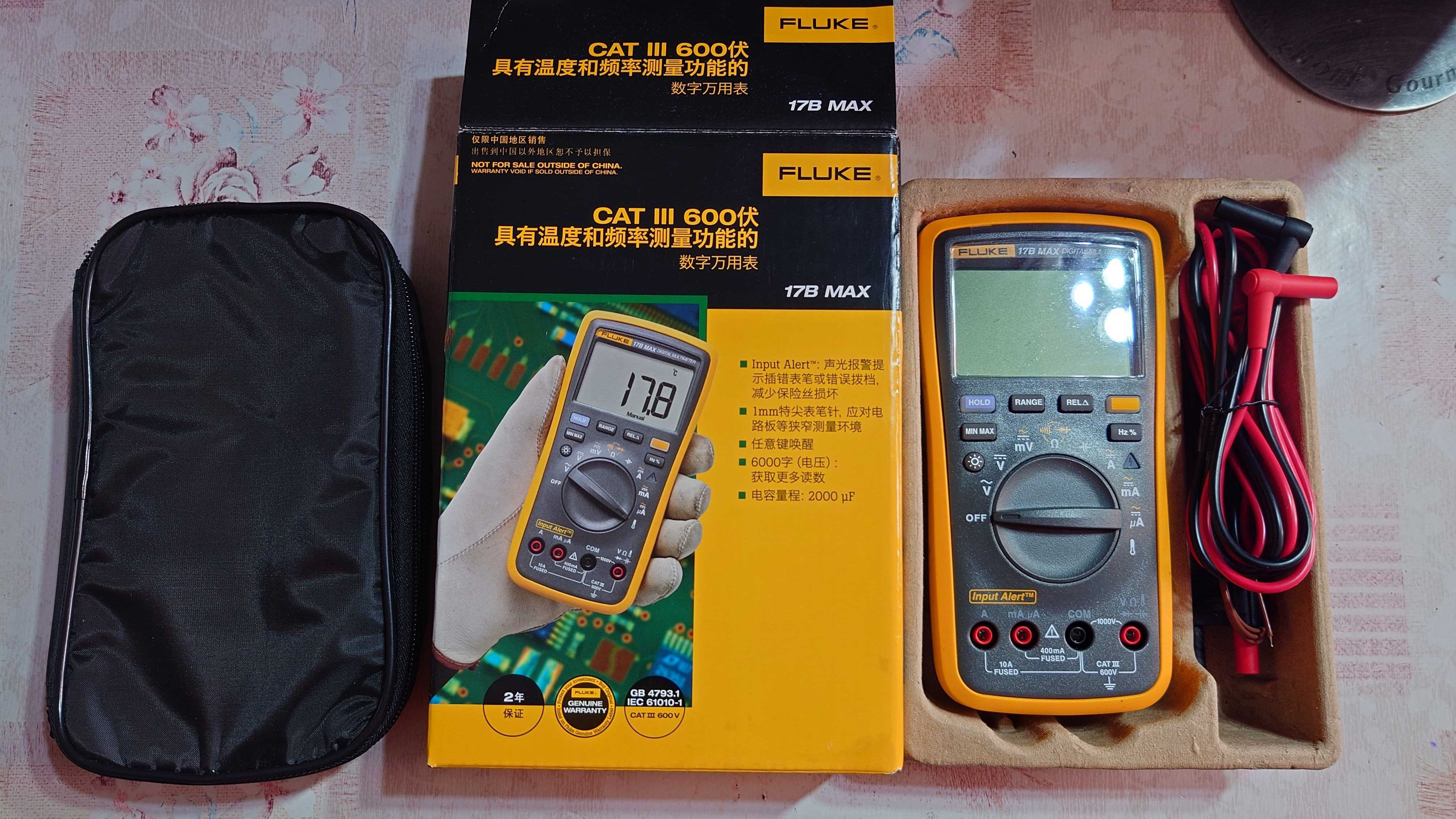 Цифровой мультиметр Fluke 17B Max-02,новый в упаковке