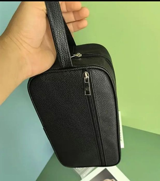 Чантичка 2 модела  , черна от естествена кожа