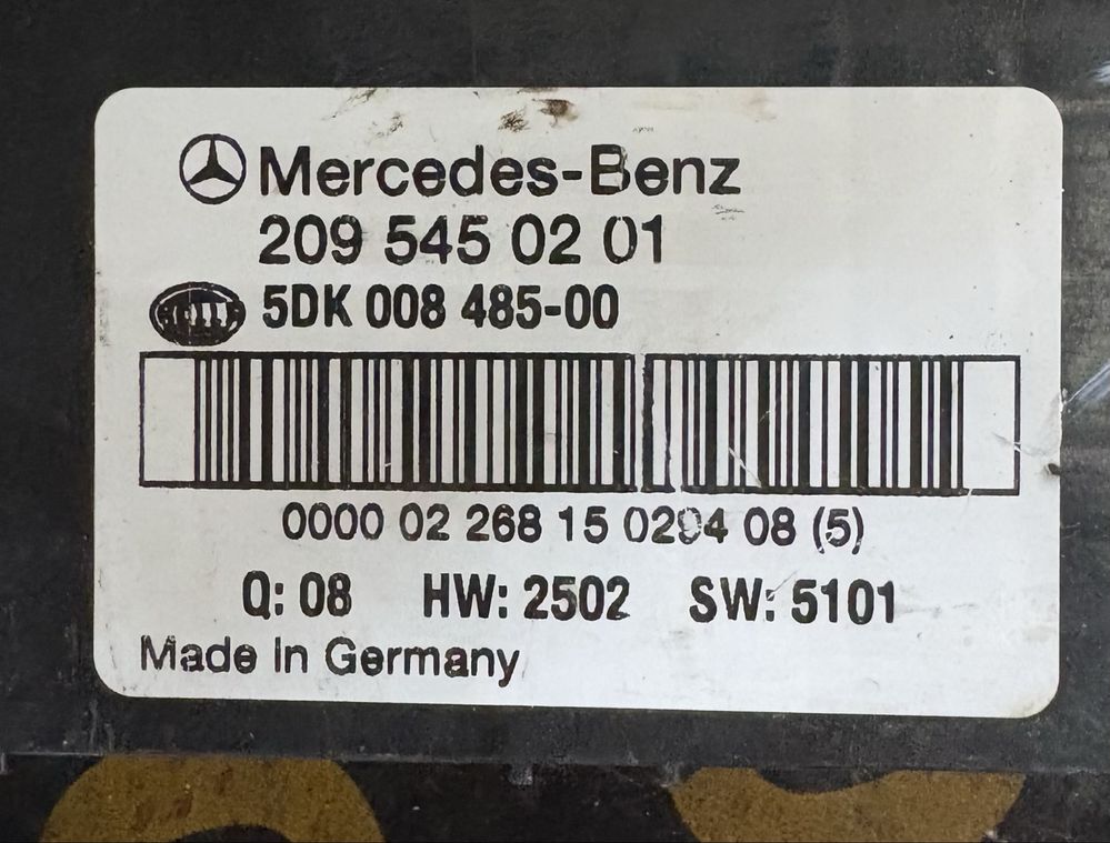 Mercedes w209 clk Преден SAM Модул