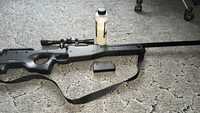 Sniper airsoft AW 308 + Scope 4x + 2000 bile 0.3