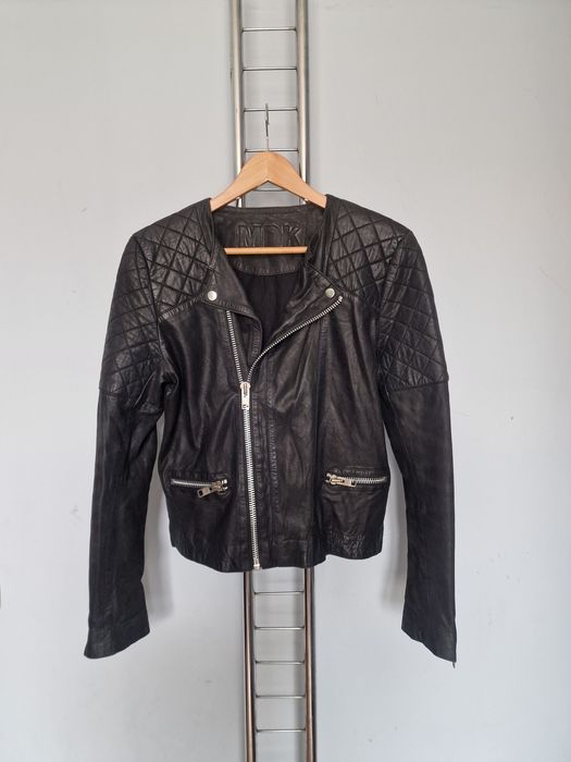 Страхотно дамско кожено  яке MDK  размер 38 , естествена кожа